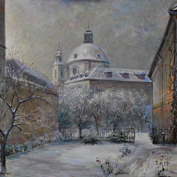 Kostel sv. Jana v zimě I.