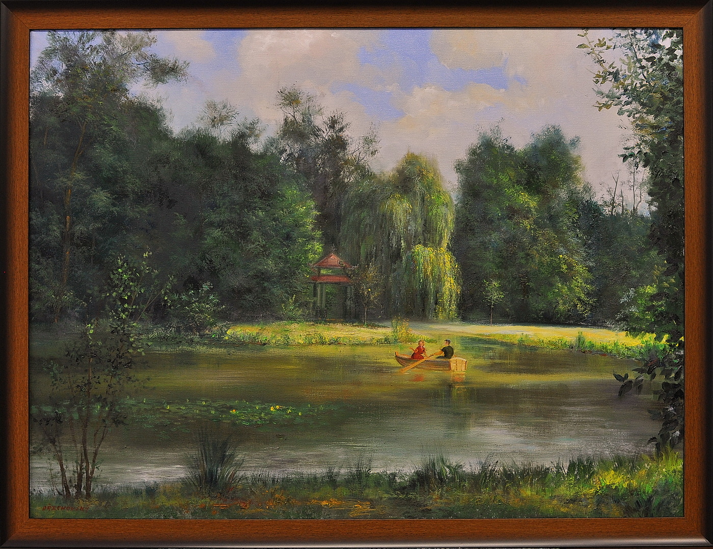 Chotkův rybník - lodička