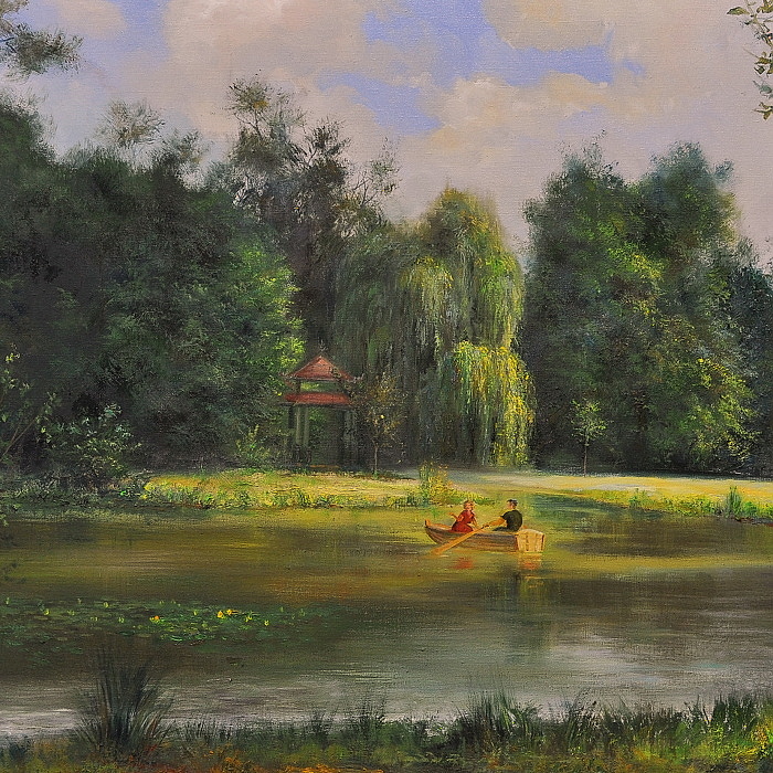 Chotkův rybník - lodička